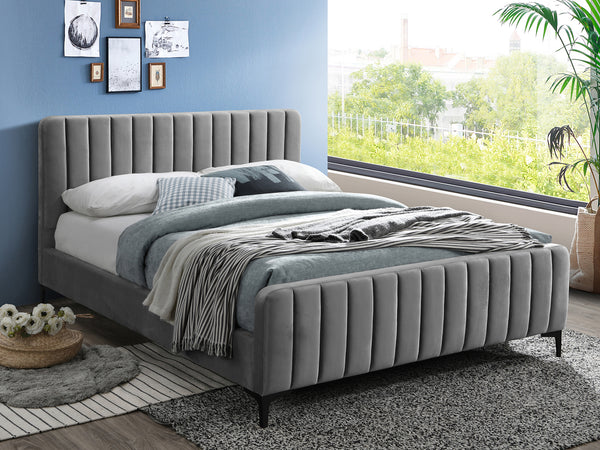 Bowen Queen Bed Frame - Gun Metal